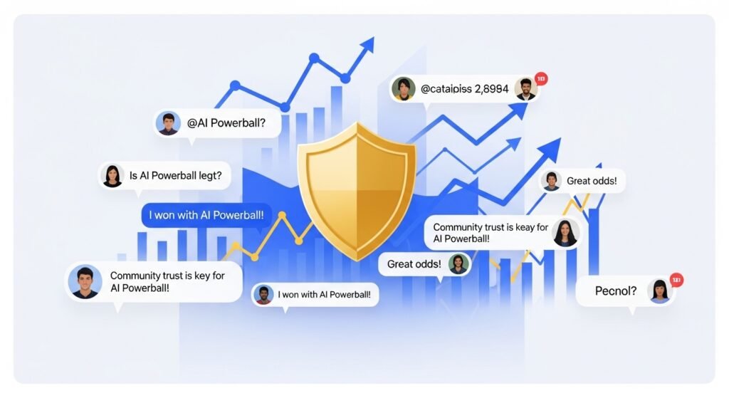 AI파워볼 전략을 공유하고 토론하는 활발한 온라인 커뮤니티 모습